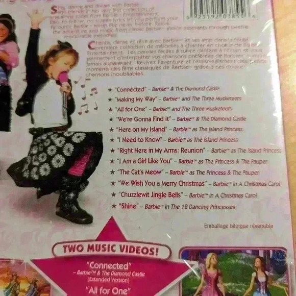 Lot of 2 sealed  Barbie DVDs - The Secret Door & Sing Along with Barbie - Picture 6 of 6